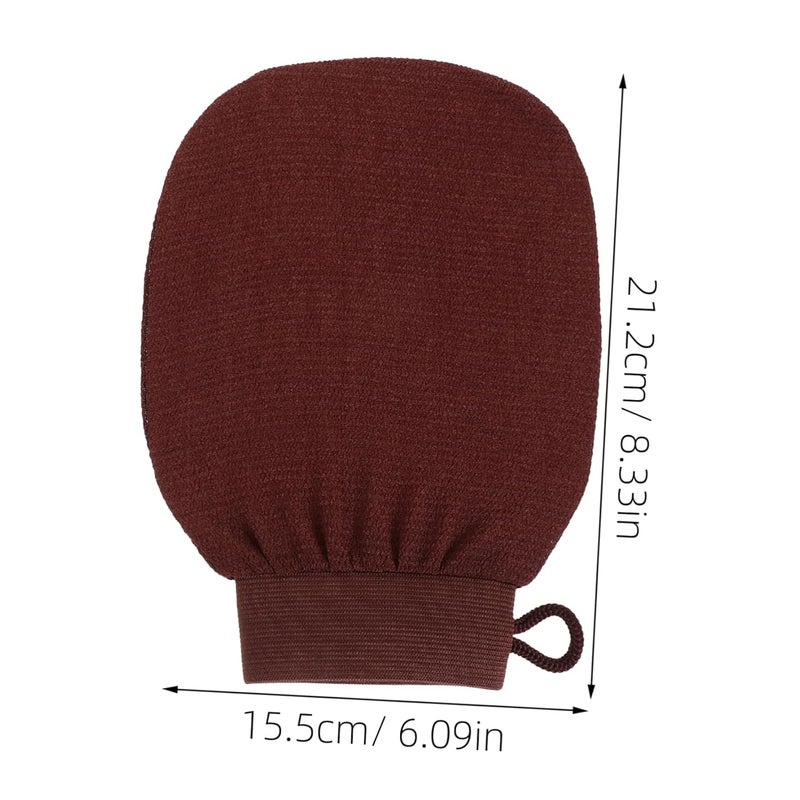 2Pcs Exfoliating Gloves for Bathing – Deep Skin Scrubbing Mitts Compact Exfoliating Mittens for Dead Skin Removal and Shower Use - Image 2