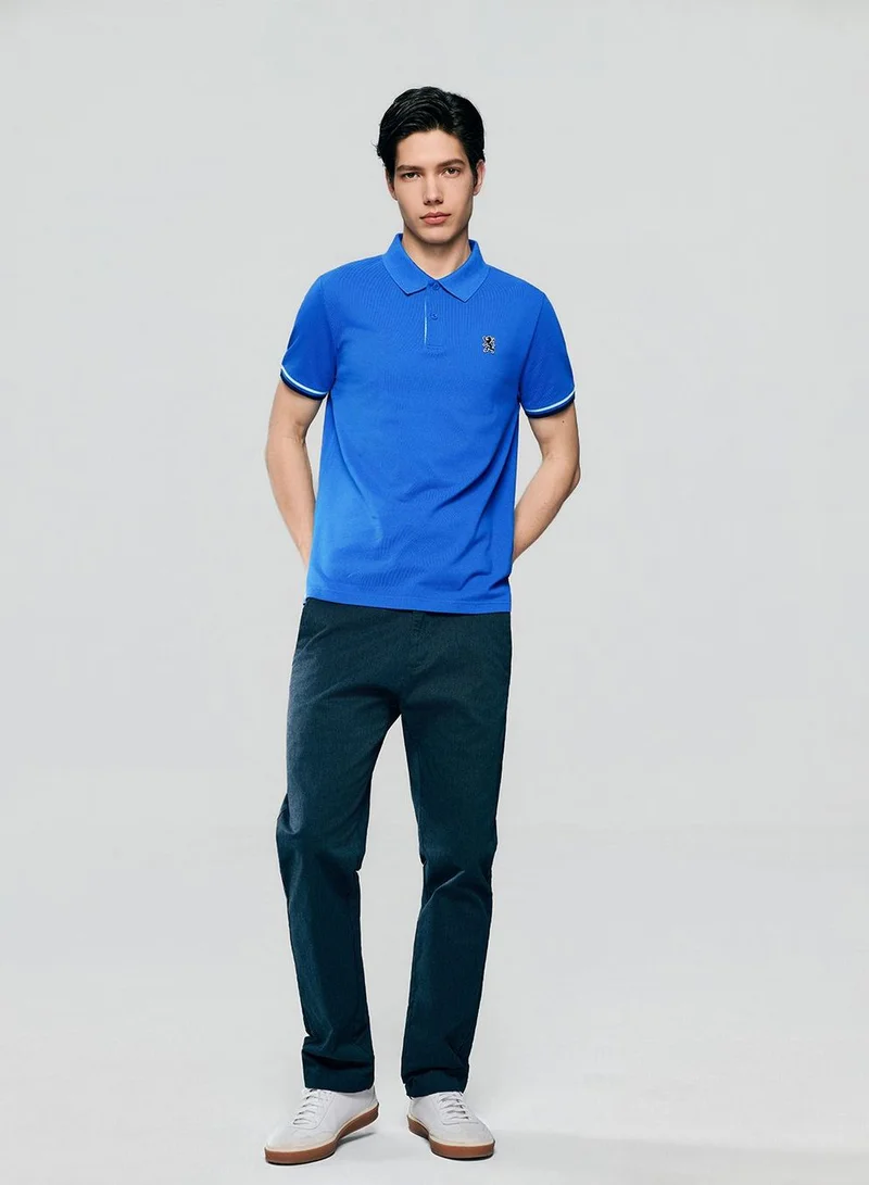 جيوردانو Men's Slim Fit Performance Pique Polo