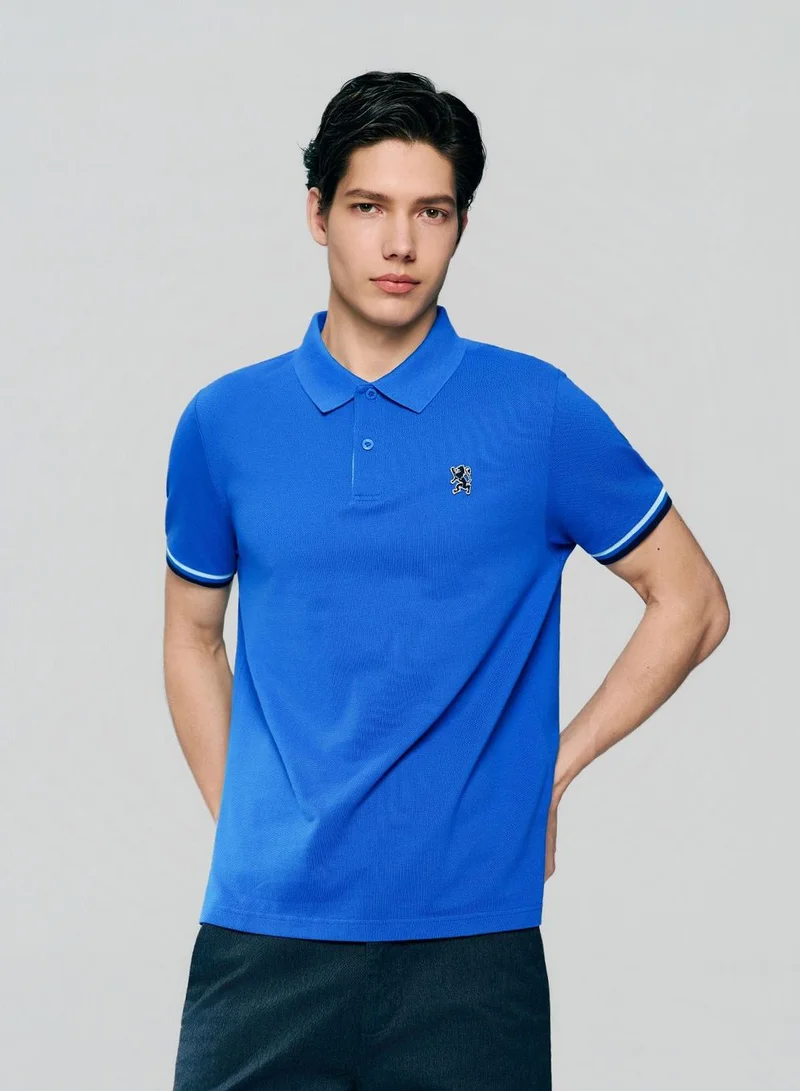 جيوردانو Men's Slim Fit Performance Pique Polo