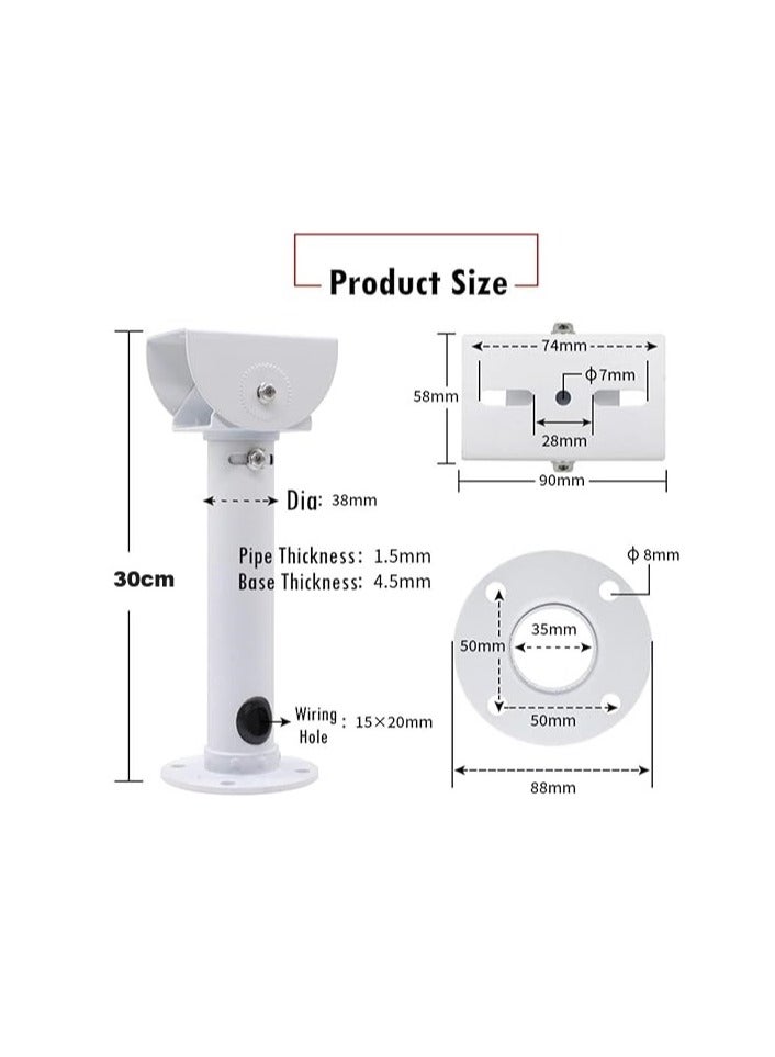 Universal CCTV Camera Ceiling Mount Bracket 30cm  - Image 4