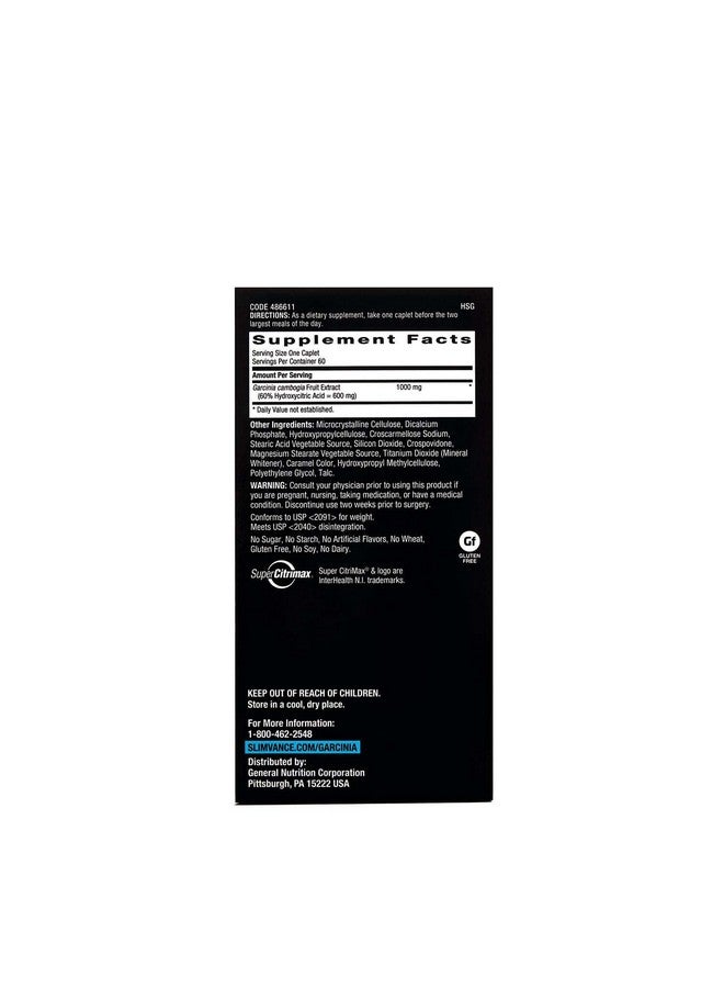 GNC BodyDynamix Super Citrimax | Garcinia Cambogia | 60 Count - Image 2