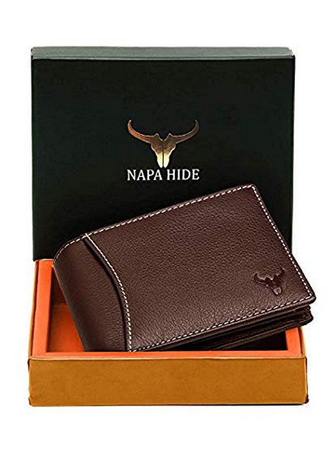 Napa Hide Brown Leather Men'S Wallet (Nph) - Image 1