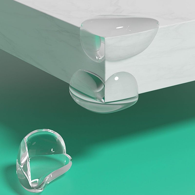 CHENYA 16 Pack Clear Corner Protectors for FurnitureTable Corner ProtectorsFurniture Corner Guard  Edge Safety Bumpers for Table Edges  Sharp CornersL Shape - Image 1