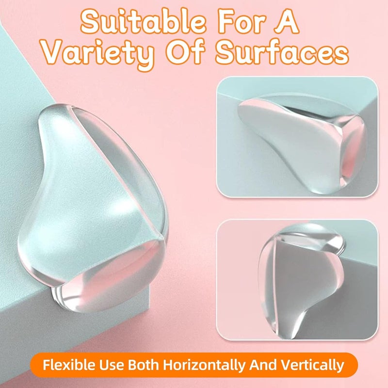 CHENYA 16 Pack Clear Corner Protectors for FurnitureTable Corner ProtectorsFurniture Corner Guard  Edge Safety Bumpers for Table Edges  Sharp CornersL Shape - Image 5