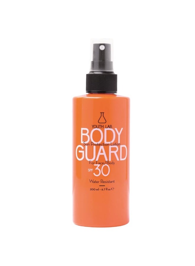 بخاخ واقي من الشمس بعامل حماية من الشمس SPF30 للوجه والجسم من يوث لاب، 200 مل - Image 1