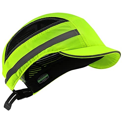 GREEN DEVIL Bump Cap for Safety Baseball Cap Style Hard Hats for Adult Men Women Breathable Lightweight Safety Hat for Head Protection with Reflective Stripes - Image 1