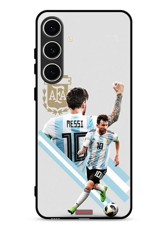 Tolwak Samsung Galaxy S24 FE 5G Protective Case Cover Leo Messi Art - Image 1