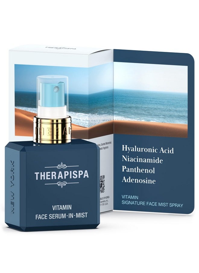 Therapispa - Premium Face Mist Spray Serum With Hyaluronic Acid Niacinamide (B3) Panthenol (B5) Adenosine To Nourish Hydrate & Shield (Vitamin 2.0 Fl Oz) - Image 1