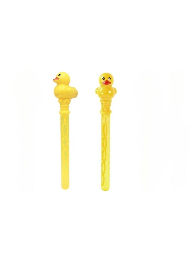 TOY GARDEN 16 pcs Kids Plastic Animal Duck Bubble Machine Set with Soap Wand Stick Fun Outdoor and Indoor Toy for Creative Play and Party Activities - Image 2