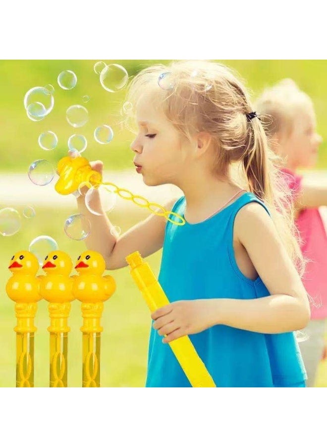 TOY GARDEN 16 pcs Kids Plastic Animal Duck Bubble Machine Set with Soap Wand Stick Fun Outdoor and Indoor Toy for Creative Play and Party Activities - Image 5