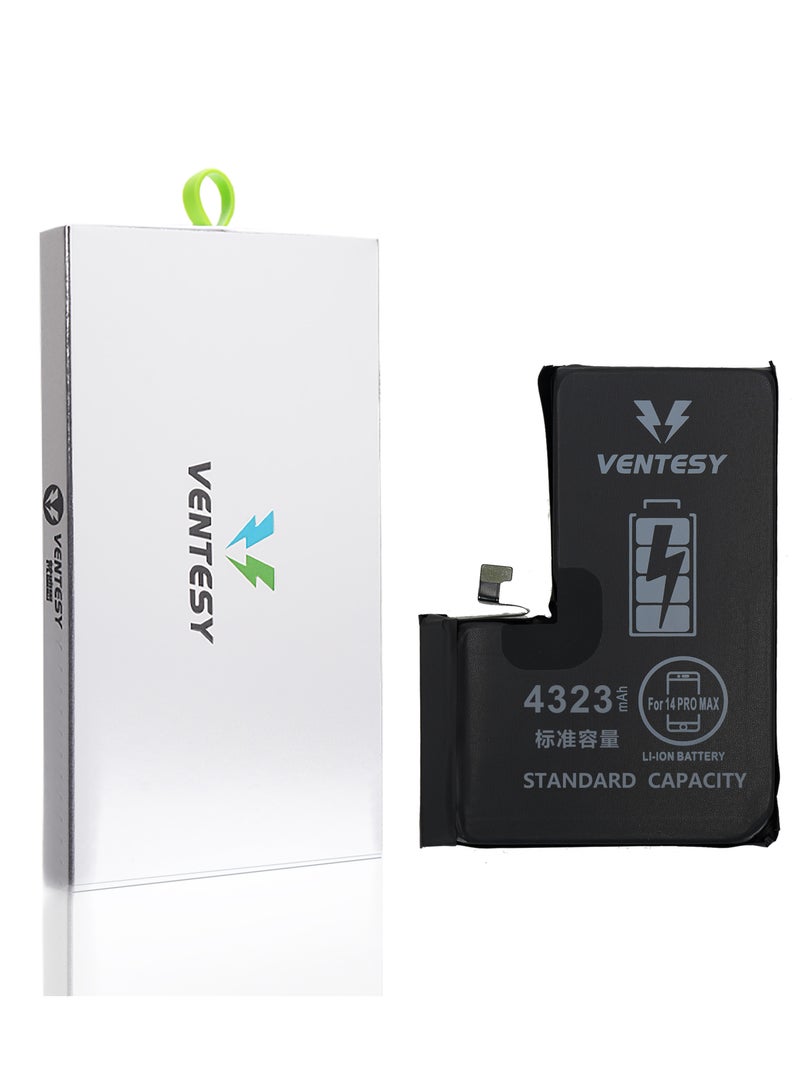 VENTESY Battery for Apple iPhone 14pro max Ultra High Capacity - Black 