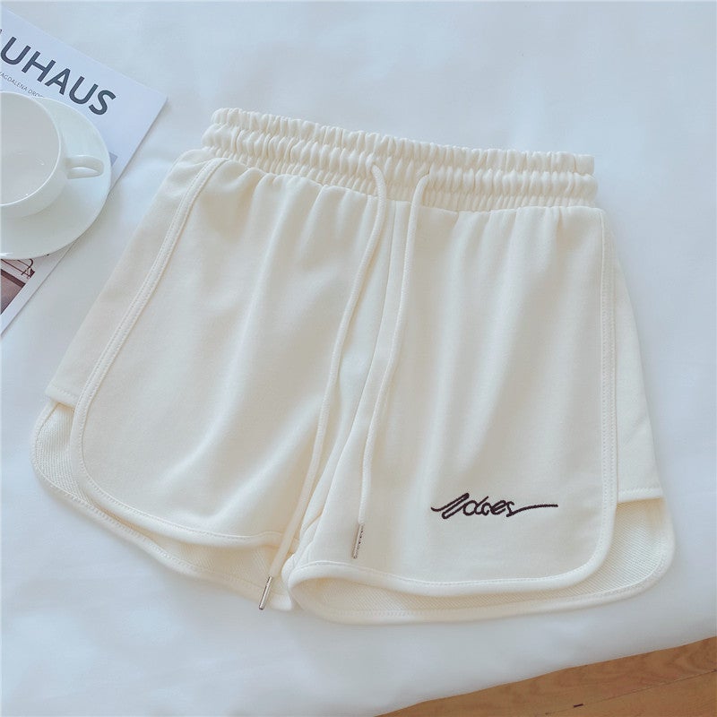 2024 Summer Womens Casual High Waist Yoga Shorts Blue  - Image 5
