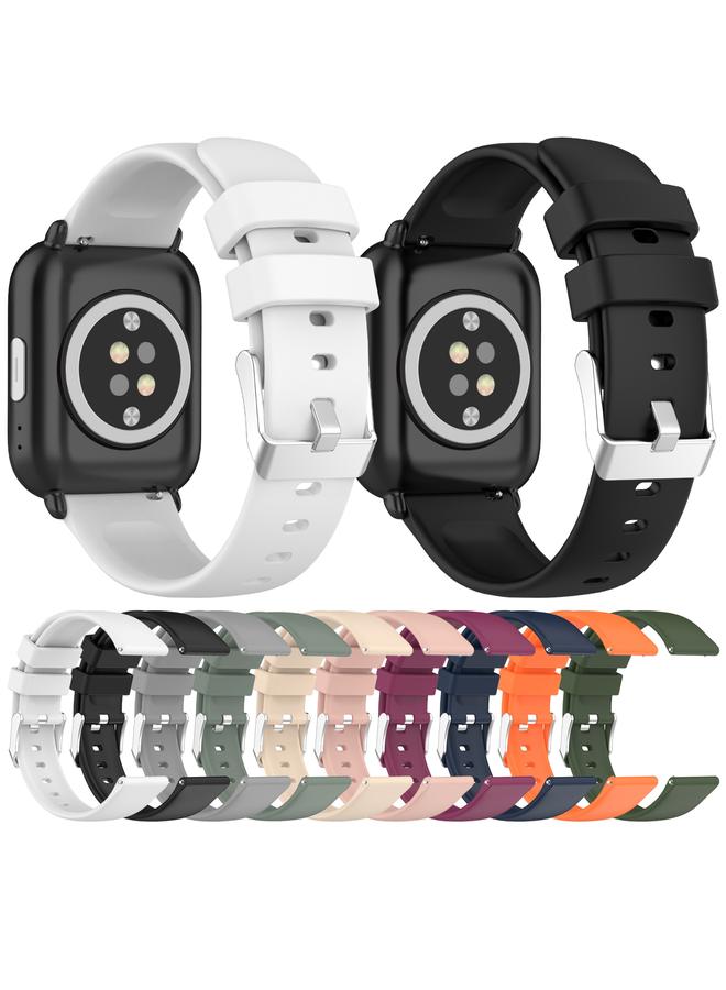 erorex Replacement Band For Amazfit GTR Mini 20mm Smooth Solid Color Silicone Watch Band - Image 4