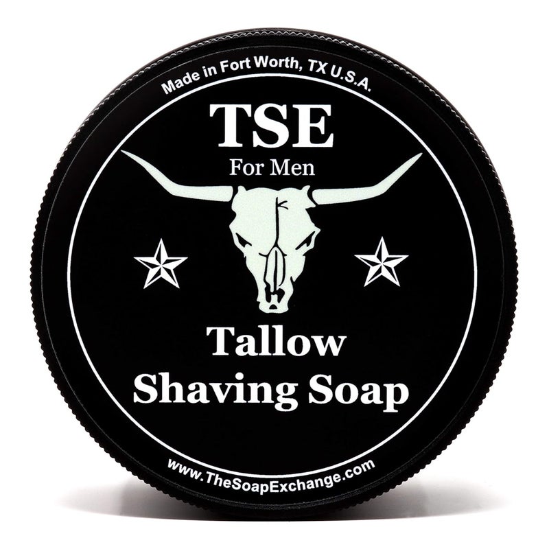 The Soap Exchange TSE for Men Nag Champa Shaving Soap with Tallow and Shea Butter Natural Ingredients for Rich Lather and a Smooth Comfortable Shave Artisan 45 oz SemiSoft Italian Style Made in the USA