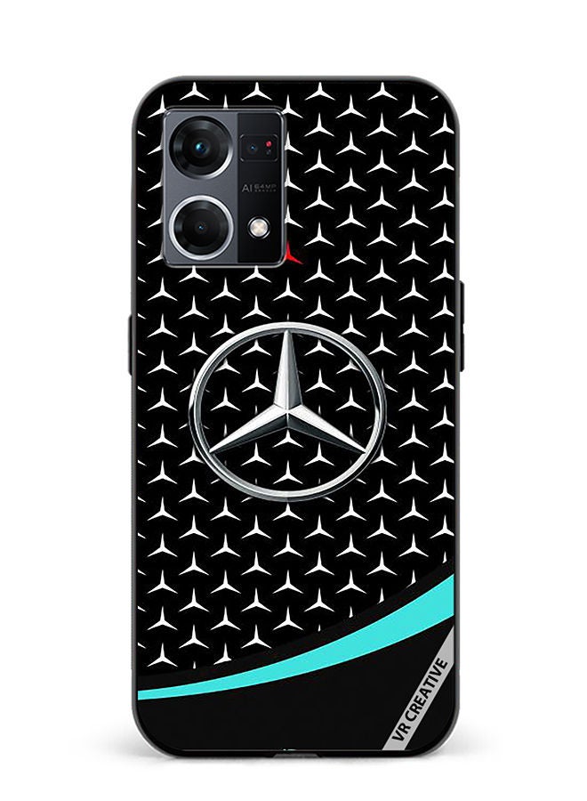 VR CREATIVE Protective Case Cover For Oppo Reno8 4G Mercedes Amg Petronas F1 Design Multicolour - Image 1