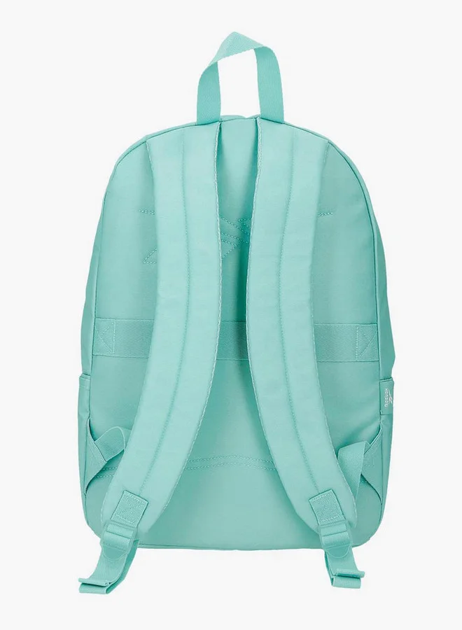 Reebok  Logo Print School Backpack with Adjustable Straps and Zip Closure - 38x19x43 cm  | Best Price UAE