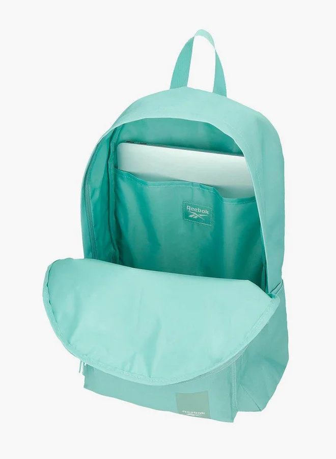 Reebok  Logo Print School Backpack with Adjustable Straps and Zip Closure - 38x19x43 cm  | Best Price UAE