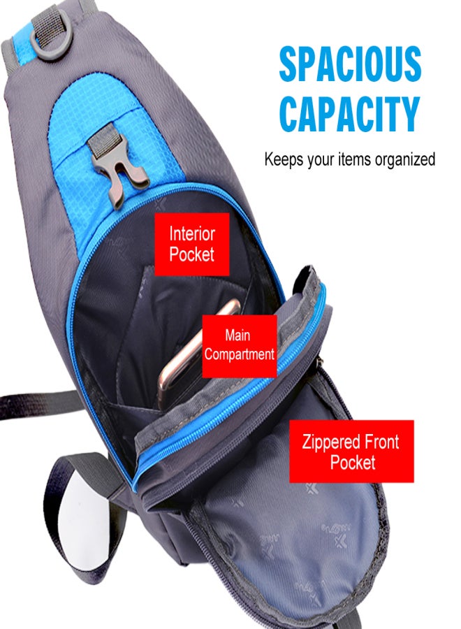 JUNLETU Men Women Sling Backpack Chest Crossbody Bag Shoulder Bag Travel Sports Gym Daypack - Image 4