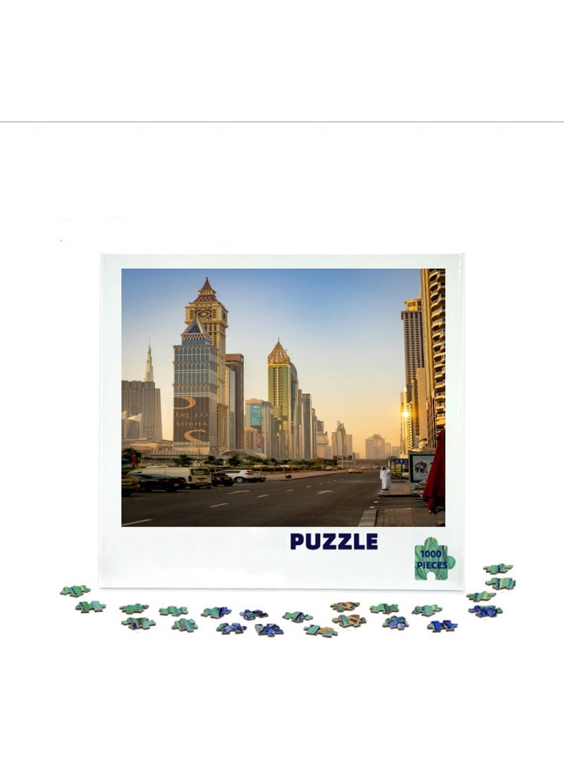 Anna 1000-Piece Thick Paper Jigsaw Puzzle for Mindfulness and Stress Relief - Decorative Design - Image 1