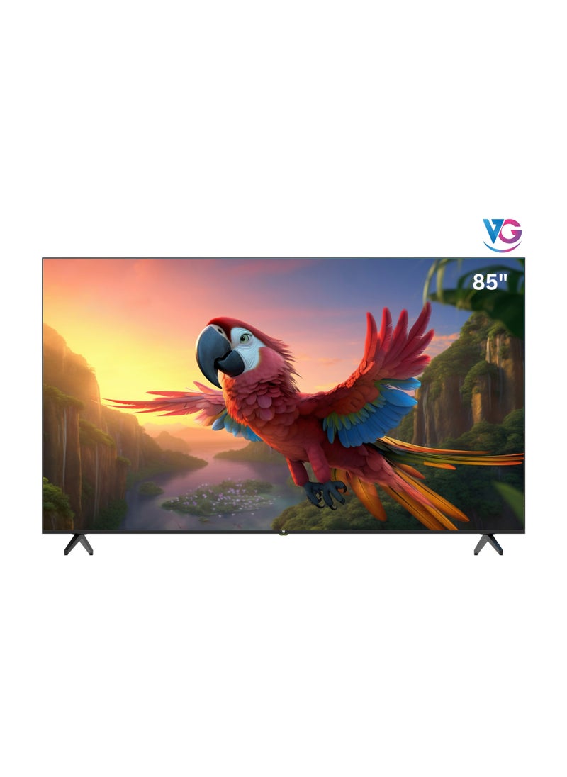VG - VG 85-Inch 4K UHD Smart LED TV - WebOS Hub, A+ Grade Panel, Dolby Audio, Magic Remote, Bluetooth, Apple AirPlay Compatibility - 2024 - Image 1