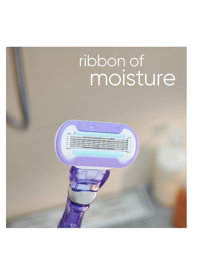 Gillette Swirl Flexiball Women's Razor, 1 Count - Image 4