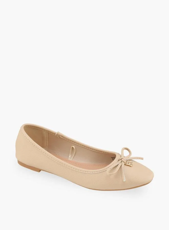Flora Bella By Shoexpress BEIGE Women Slip-On Ballerina Shoes for Women | Best Price UAE