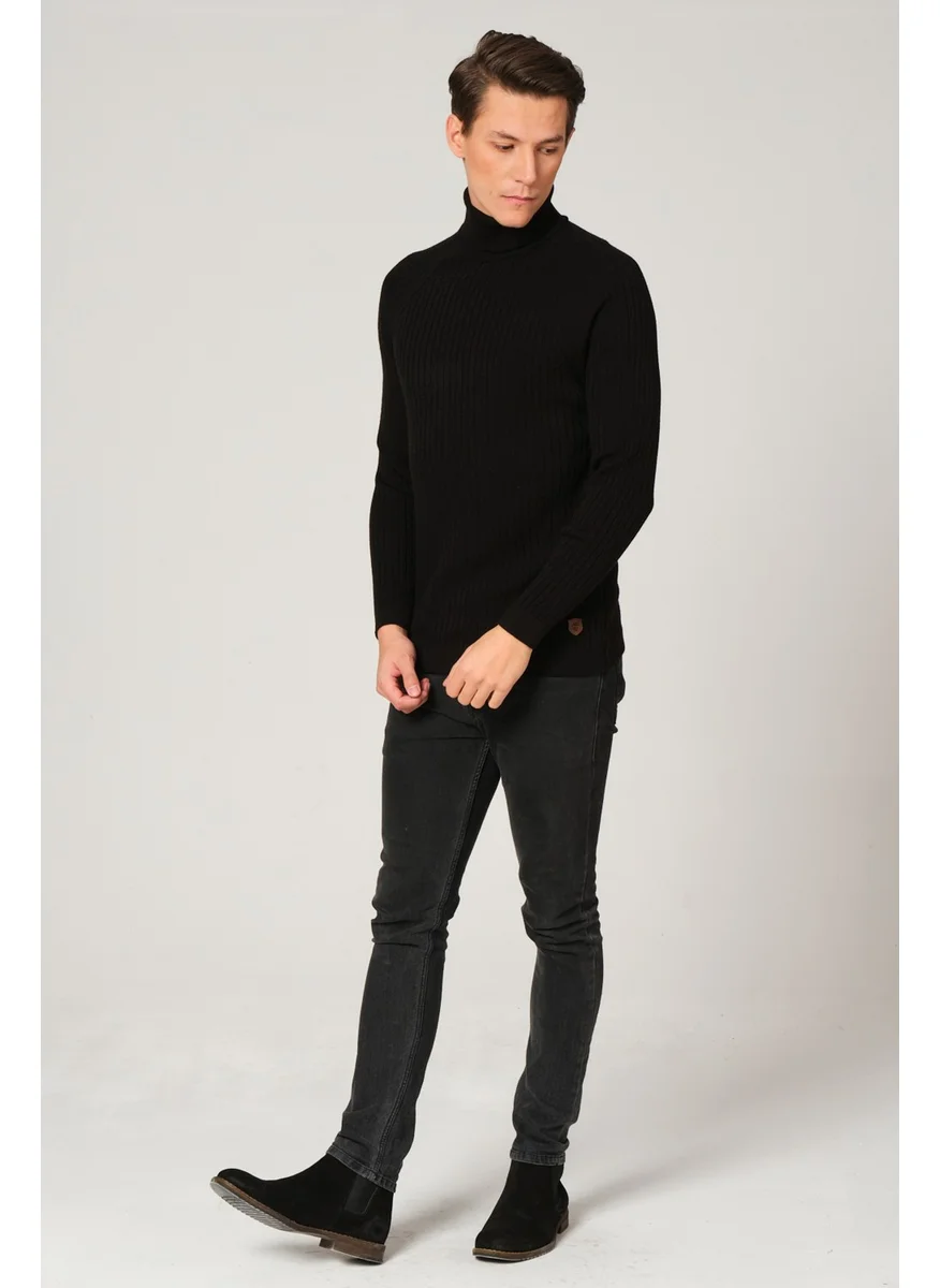 الكسندر جاردي Corduroy Turtleneck Sweater (E20-18059)