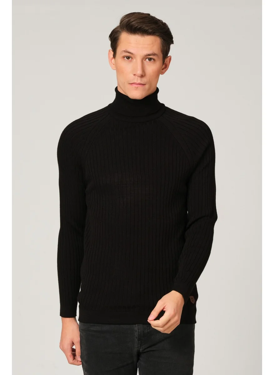 الكسندر جاردي Corduroy Turtleneck Sweater (E20-18059)