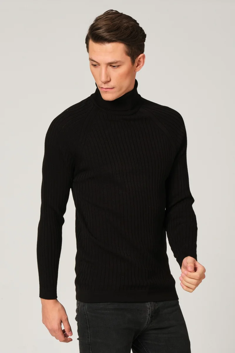 Alexander Gardi Corduroy Turtleneck Sweater (E20-18059)