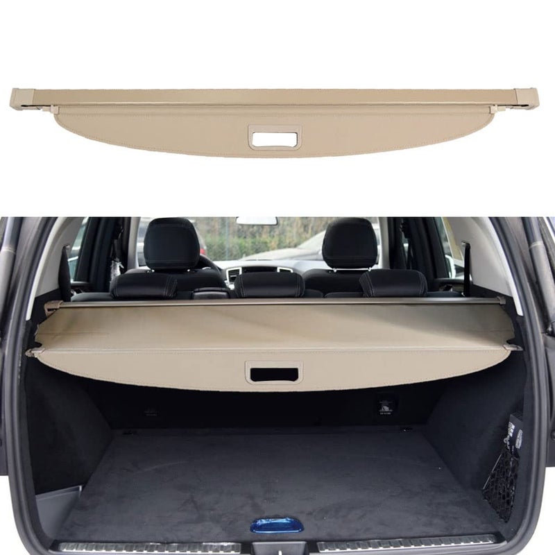 BOPARAUTO Cargo Cover for Mercedes Benz GLE 20162019 for Benz ML Series ML350 20122015 Beige Trunk Shade Luggage Security Cover - Image 3