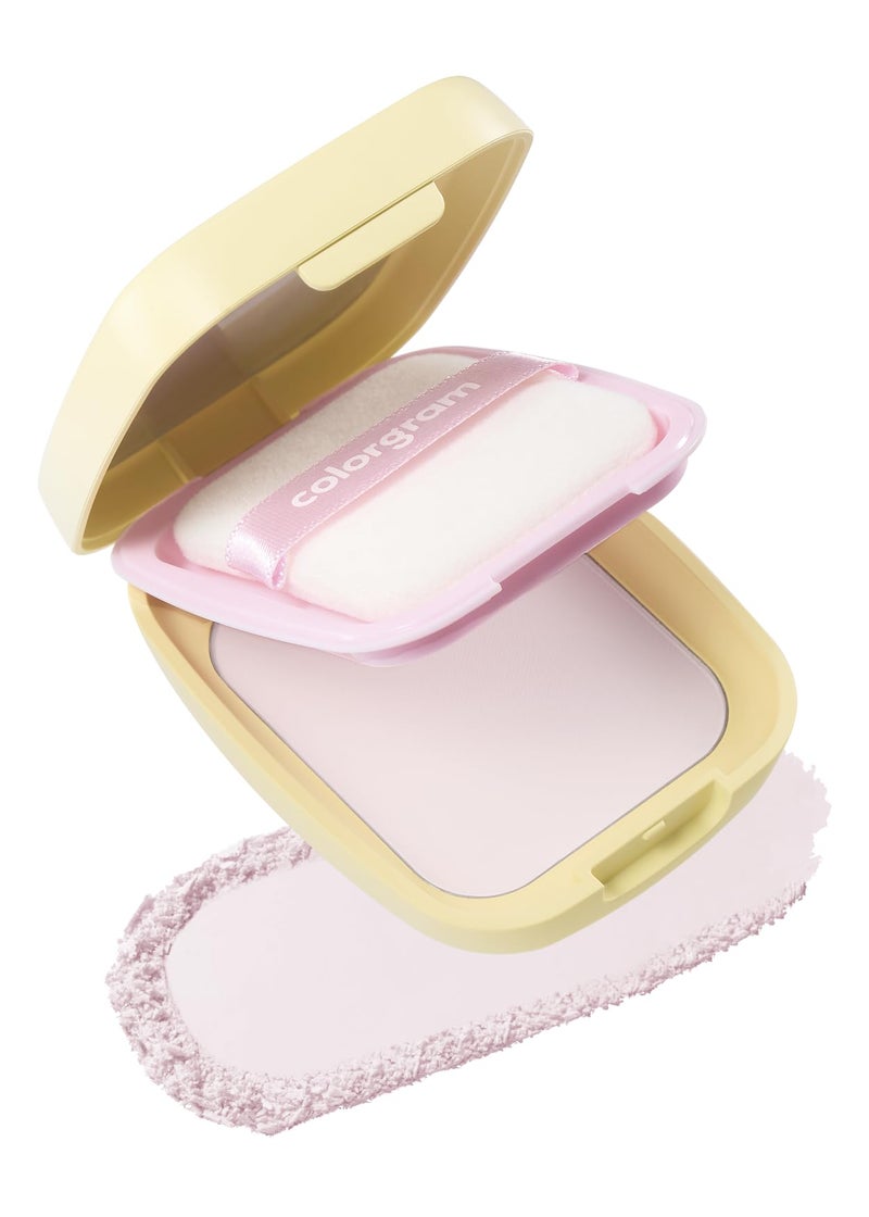 Colorgram Sebum Retouching Blur Pact | Poreless-Looking Pressed Setting Face Powder for Normal to Oily Skin, Provides Weightless, Matte Finish with Soft Focus Effect - Image 1