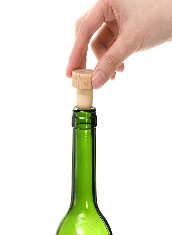 Eorbow 60 Pieces T-Shaped Wine Corks, Reusable Cork Plugs, Wooden and Rubber Wine Stoppers, Sealing Bottle Stoppers for Wine, Beer, DIY Craft - Image 4
