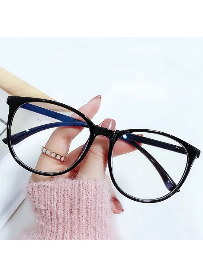 SCENT HOUSE Unisex Classic Full Rim Eyeglass Frames | 1pc | Acetate Plastic | Lightweight, Durable, Anti-fog | Optical Glasses | Unisex | Classic | with Anti-fog Cloth (Includes eyeglass case)
,blue lighe blocking glasses,eyeglasses - Image 1