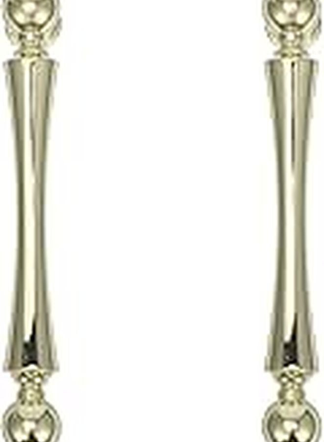 Brushed Gold Kitchen Cabinet Handles 96mm Hole Centers 2 Pack Drawer Pulls Hardware - Image 1