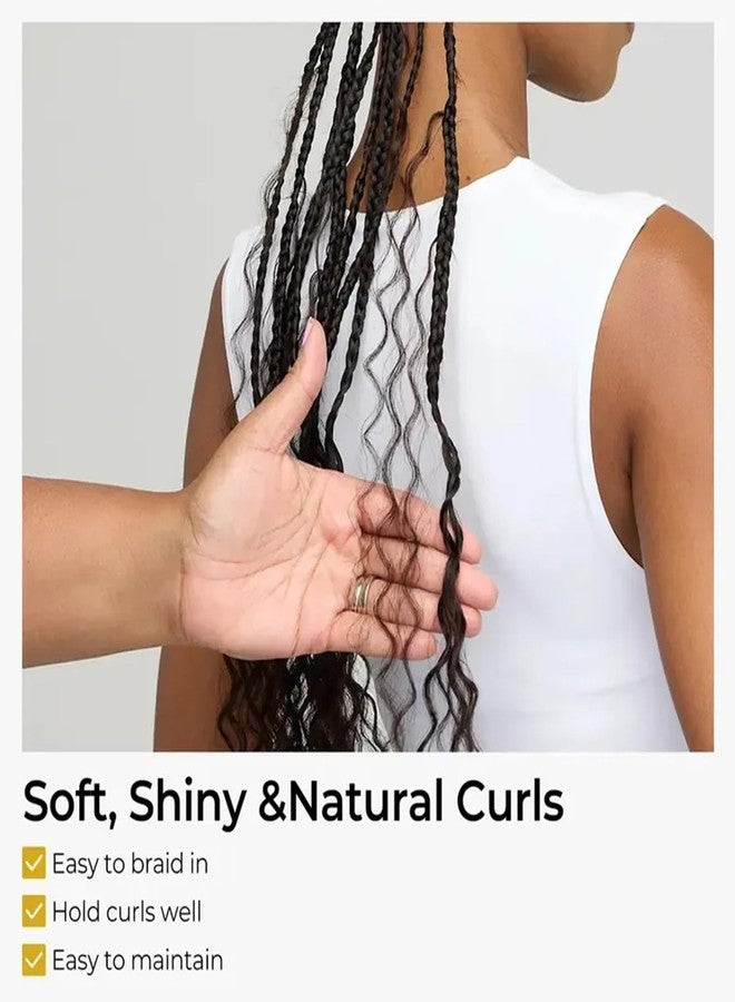 Wequeen 16A Human Braiding Hair Deep Wave 50g 16 Inch 1 Bundles/Pack 100% Unprocessed Brazilian Virgin Hair No Weft Bulk Human Hair for Braiding,Curly Hair Extensions for Boho Braids,Natural Black - Image 3