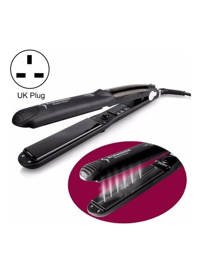 NIBEMINENT Steam Spray Electric Splint Hair Straightener with Plastic Bottle Multicolour - Image 1