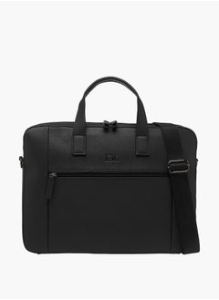 LBL by Shoexpress Men Textured Laptop Bag with Detachable Strap and Zip Closure  - Image 1