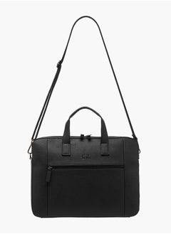 LBL by Shoexpress Men Textured Laptop Bag with Detachable Strap and Zip Closure  - Image 2