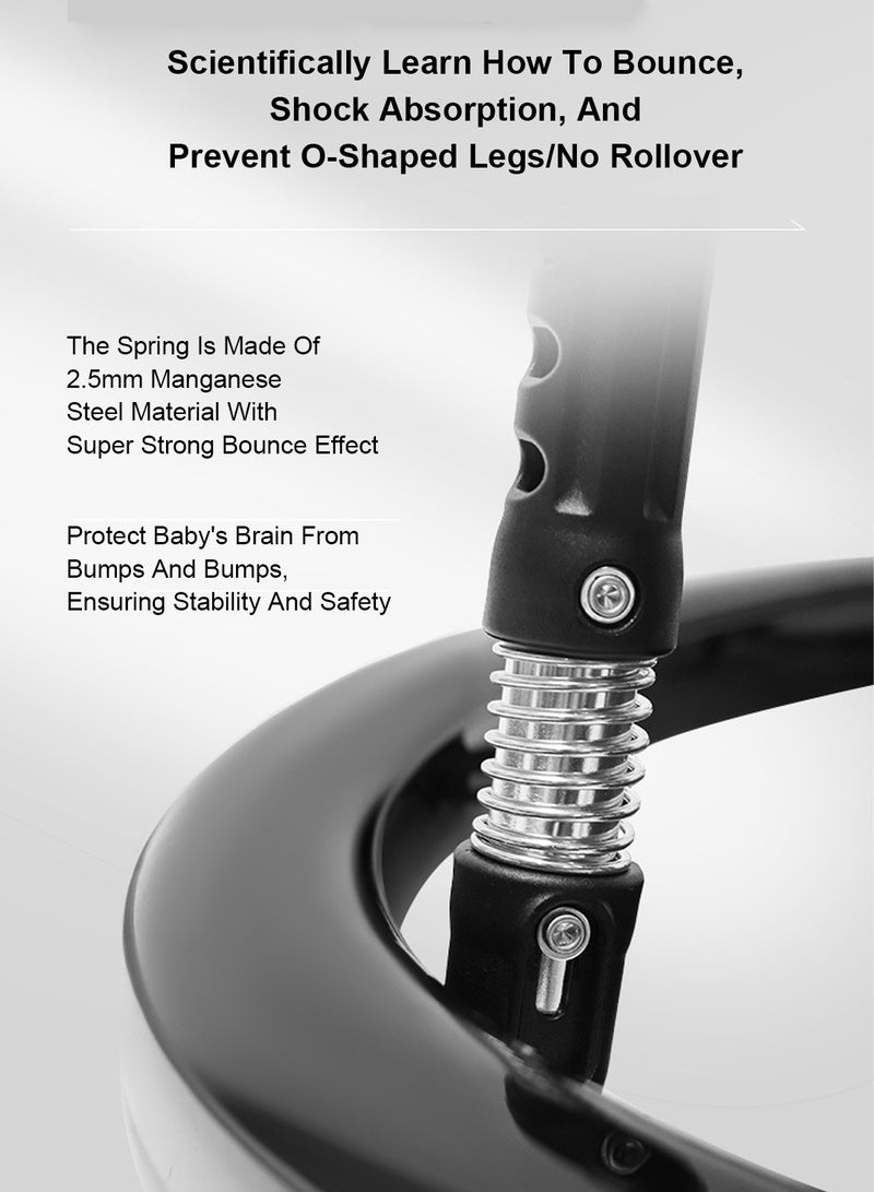 MaBaby عربة أطفال بأرجل على شكل حرف O ومضادة للانقلاب 2023 يمكن للطفل الجلوس ودفع عربة التعلم لبدء تشغيل السيارة - Image 5