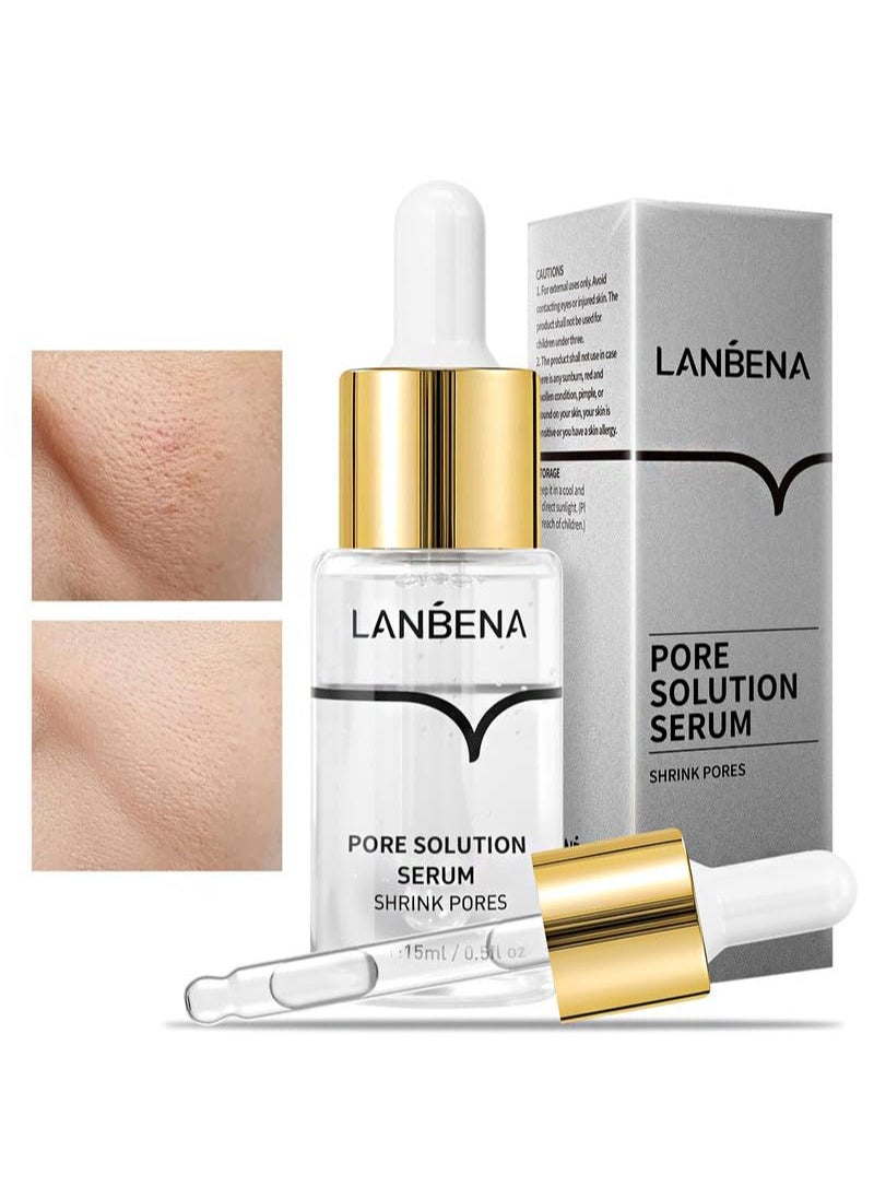 Blackhead Remover Kit，Nose Plants Pore Strips And Pore Solution Serum，Blackhead Remover Peel Off Mask For Face And Nose，Pore Minimizing Serum (30g+15ml)