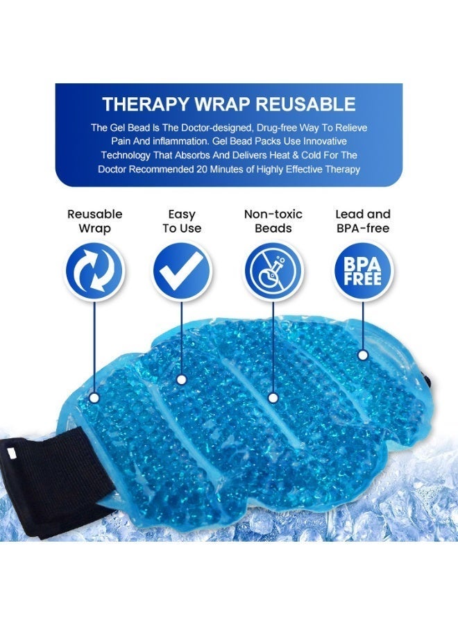 Knee Ice Pack Wrap ,Reusable Ice Packs for Knee Replacement Surgery, Gel Cold Therapy Pack for Injuries, Surgery Recovery, Arthritis, Swelling, Bruises, Joint & Muscle Pain Relief - Image 5
