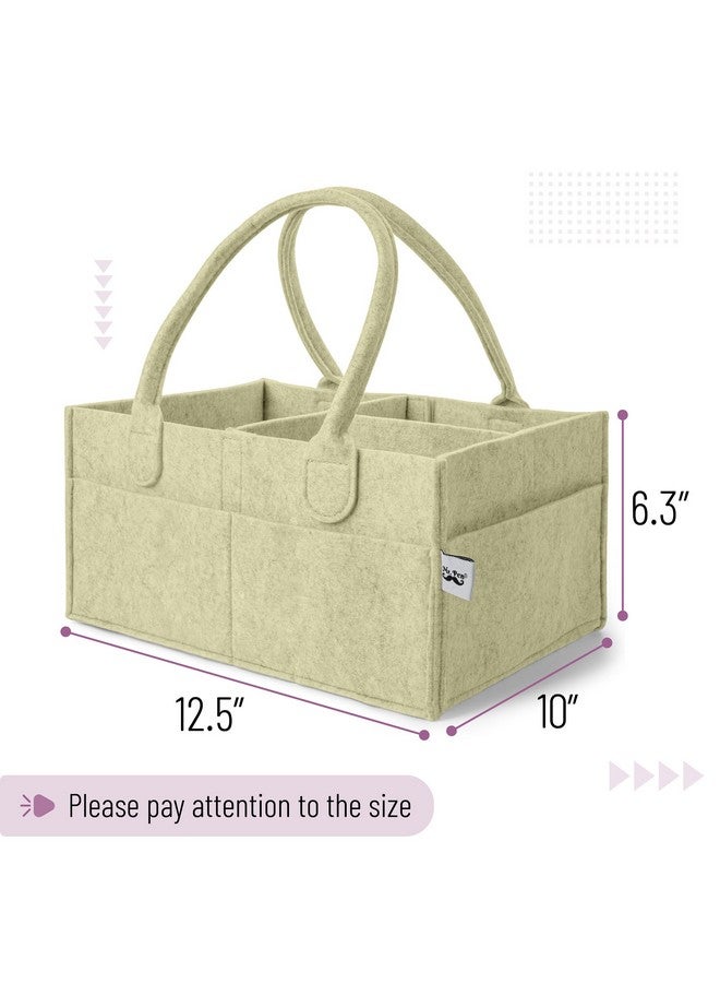 Mr. Pen Mr. Pen- Baby Diaper Caddy Organizer, Olive Calm, Baby Caddy Organizer with Handle, Compact Size, Collapsible & Portable  - Image 1