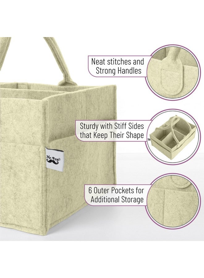 Mr. Pen Mr. Pen- Baby Diaper Caddy Organizer, Olive Calm, Baby Caddy Organizer with Handle, Compact Size, Collapsible & Portable  - Image 2
