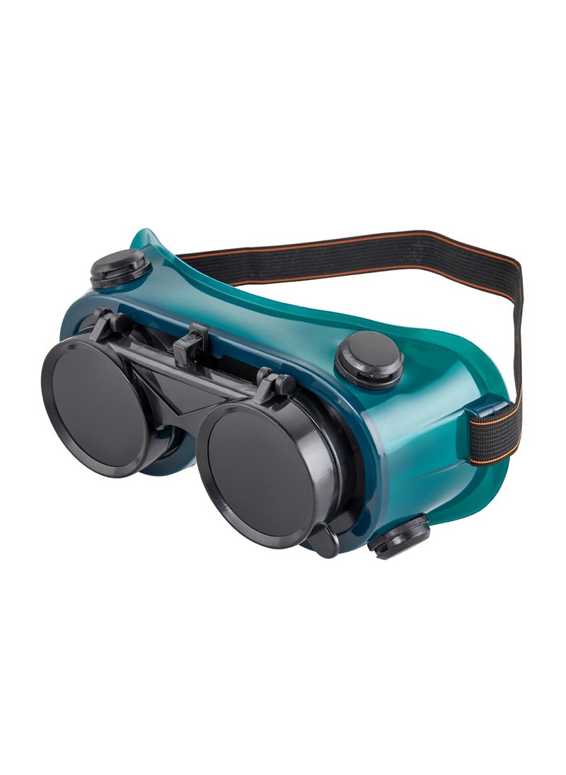 LAWAZIM - Welding Glasses - Protective Safety Goggles with Flip-Up Lens, Rubber Seal, Heat & Impact Resistant, Adjustable Strap - Ideal for Welding, Grinding, Cutting, Construction Work - Image 1