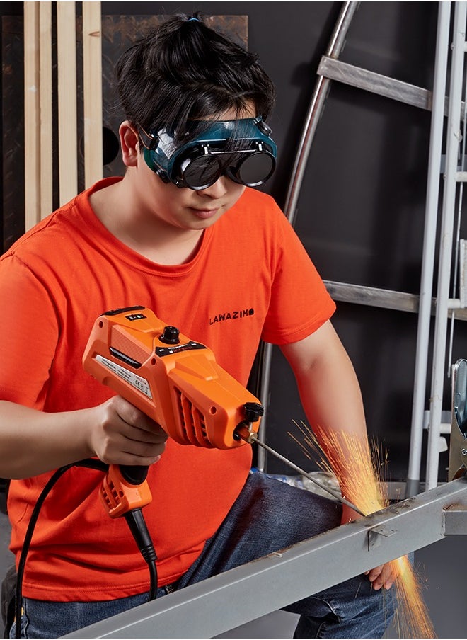 LAWAZIM - Welding Glasses - Protective Safety Goggles with Flip-Up Lens, Rubber Seal, Heat & Impact Resistant, Adjustable Strap - Ideal for Welding, Grinding, Cutting, Construction Work - Image 1