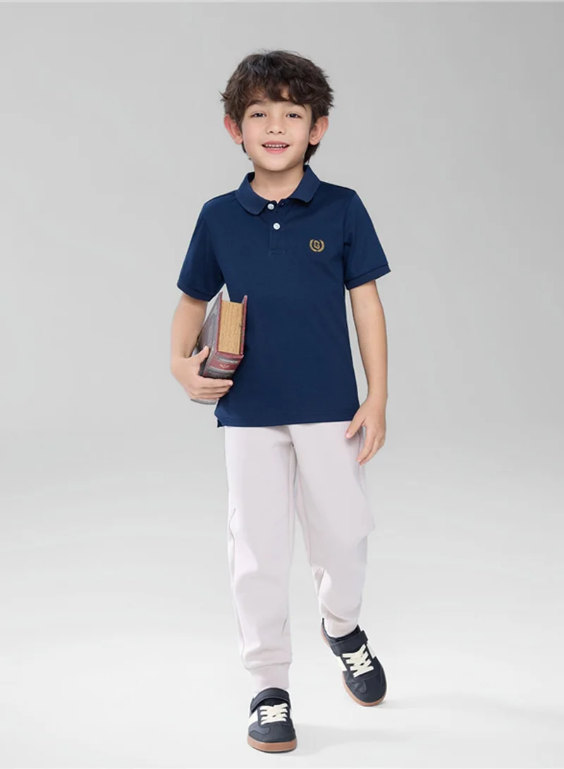 جيوردانو Kids' Slim Fit Liquid Touch Cotton Polo