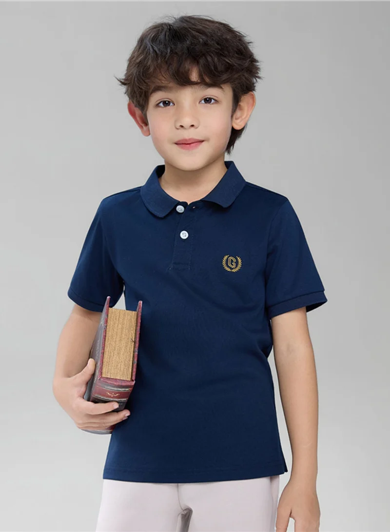 جيوردانو Kids' Slim Fit Liquid Touch Cotton Polo
