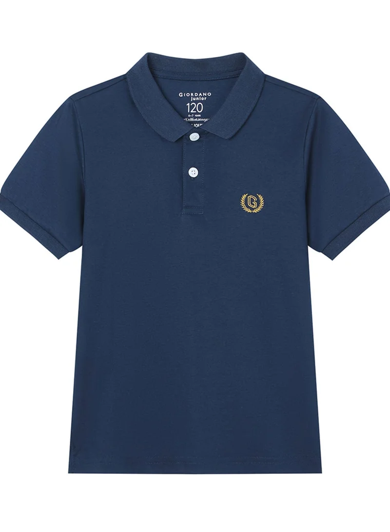 GIORDANO  Kids' Slim Fit Liquid Touch Cotton Polo  | Best Price UAE
