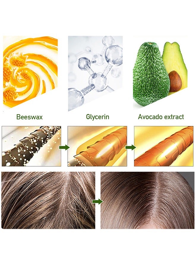 كالف لوف عصا شمع الشعر قوية وطويلة الأمد، تحتوي على الأفوكادو وشمع العسل لتغذية شعرك، مثبت غير دهني لتصفيف الشعر مع التحكم في الشعر الطائر والتجاعيد، مناسب للجنسين، 75 جرام - Image 4