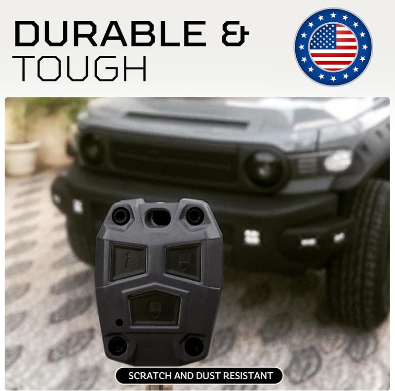 AJT DESIGN مفتاح سيارة من البلاستيك ABS لطراز FJ Cruiser (2008-2014) - Image 4